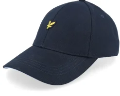 Heavy Twill Baseball Cap Dark Navy Adjustable - Lyle & Scott