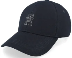 Heavy Twill Cap Black Adjustable - Tommy Hilfiger