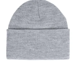 Heavyweight Heather Grey Beanie - Yupoong