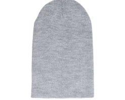 Heavyweight Heather Grey Beanie - Yupoong