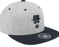 Heisenbeard Grey/Black Snapback - Bearded Man