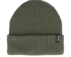 Heist Beanie Military Olive Cuff - Brixton