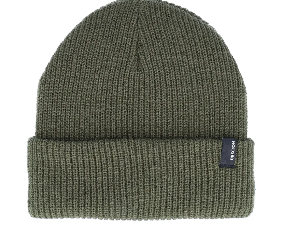 Heist Beanie Military Olive Cuff - Brixton