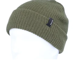 Heist Beanie Military Olive Cuff - Brixton