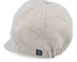 Helena Sr. Moon Shetland Beige Flat Cap - CTH Ericson