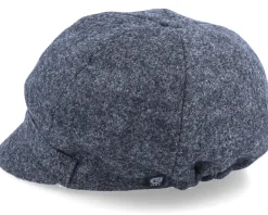 Helena Sr. Moon Shetland Graphite Flat Cap - CTH Ericson
