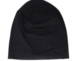 Hemsedal Cotton Slouch Black Beanie - Beechfield
