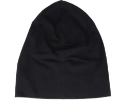Hemsedal Cotton Slouch Black Beanie - Beechfield