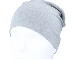 Hemsedal Cotton Slouch Heather Grey Beanie - Beechfield