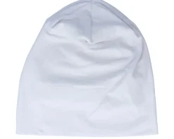 Hemsedal Cotton Slouch White Beanie - Beechfield