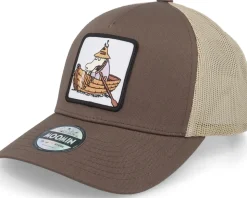 Hemulen Boat Brown/Khaki Trucker - Moomin