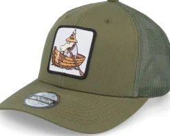 Hemulen Boat Brown/Khaki Trucker - Moomin