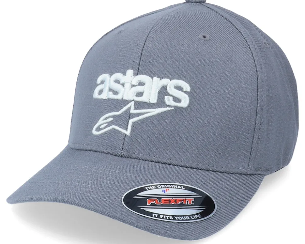 Heritage Blaze Hat Charcoal/Grey Flexfit - Alpinestars
