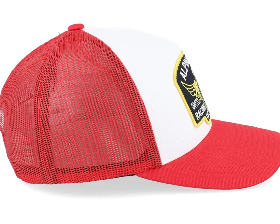 Heritage Patch Hat White/Red Trucker - Alpinestars