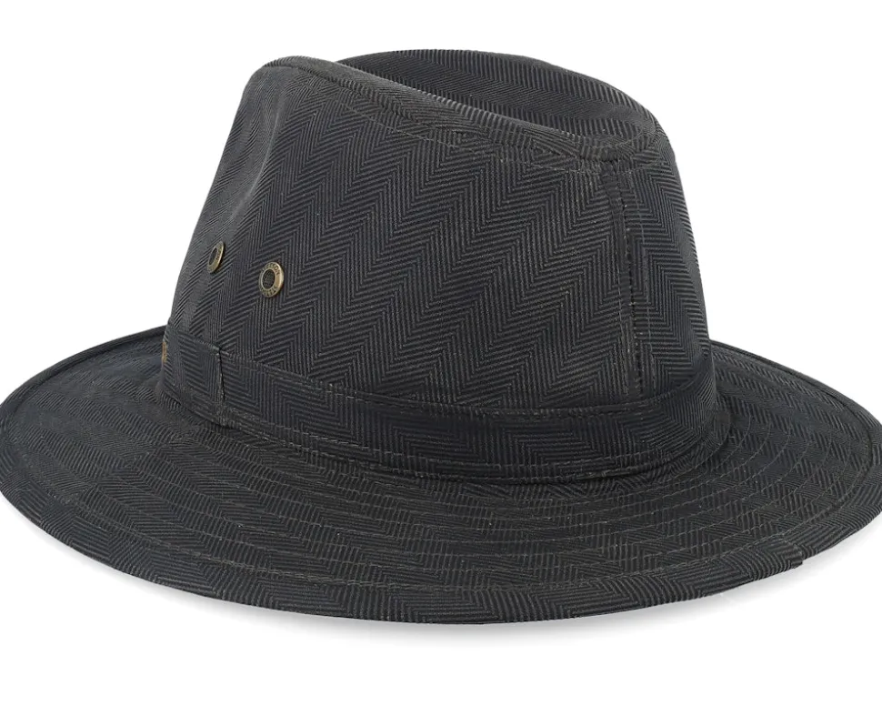 Herringbone Dark Olive Herringbone Traveller - Stetson