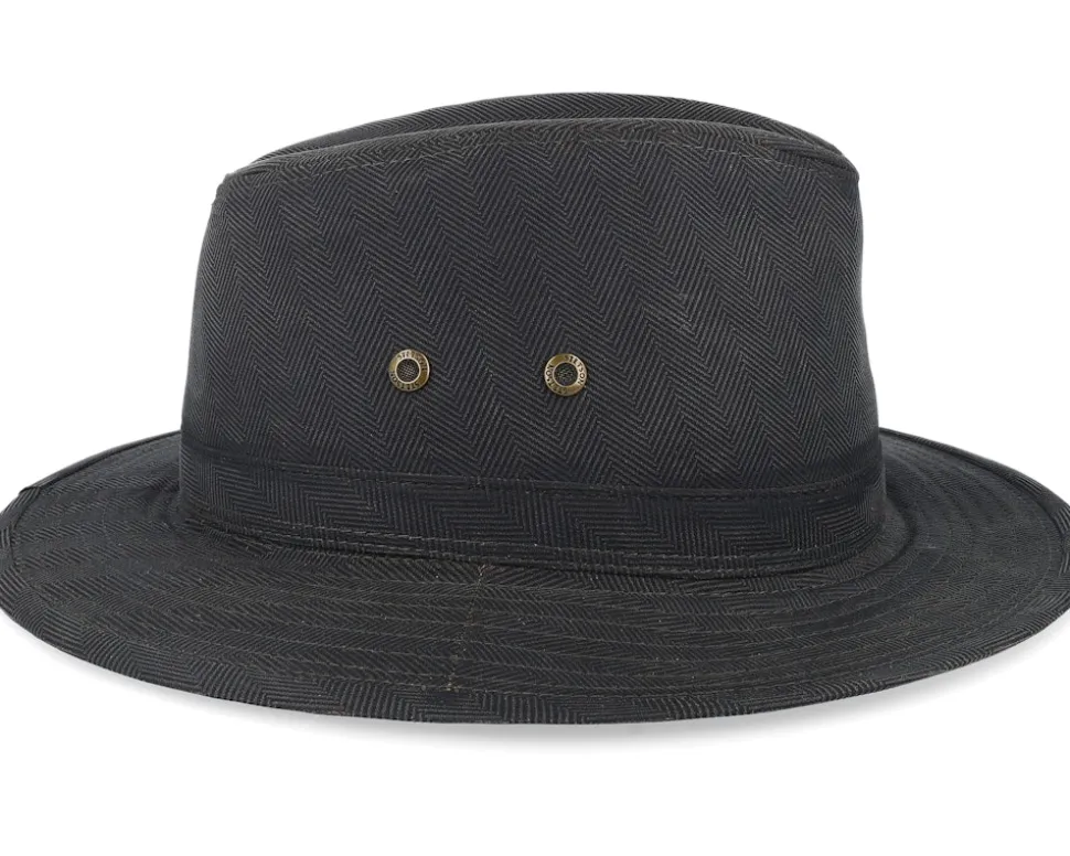 Herringbone Dark Olive Herringbone Traveller - Stetson