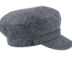 Herringbone Fiddler Charcoal Vega Cap - Jaxon & James