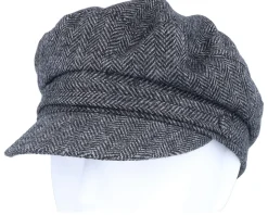 Herringbone Fiddler Charcoal Vega Cap - Jaxon & James