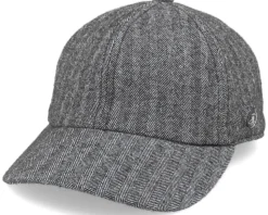 Herringbone Softfix Grey Dad Cap - City Sport