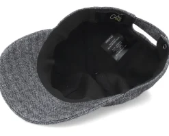 Herringbone Softfix Grey Dad Cap - City Sport