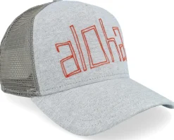 Hft Aloha Jersey Grey A-Frame Trucker - Coastal