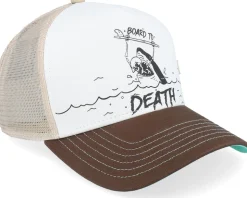 Hft Board To Death Beige/White/Brown A-Frame Trucker - Coastal
