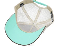 Hft Board To Death Beige/White/Brown A-Frame Trucker - Coastal