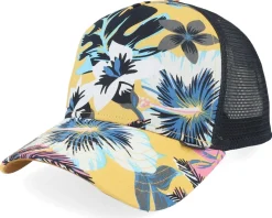 Hft Cap Aloha Classic Multi Wheat/Black A-Frame Trucker - Djinns