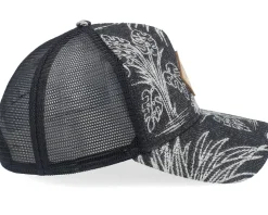 Hft Cap Aloha Couch Black A-Frame Trucker - Djinns