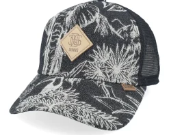 Hft Cap Aloha Couch Black A-Frame Trucker - Djinns