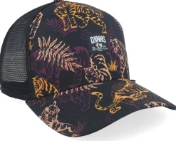 Hft Cap Aloha Tiger Dark A-Frame Trucker - Djinns