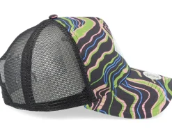 Hft Cap Arty Waves Black/Black Trucker - Djinns
