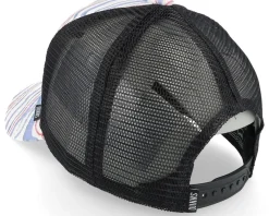 Hft Cap Arty Waves White/Black Trucker - Djinns