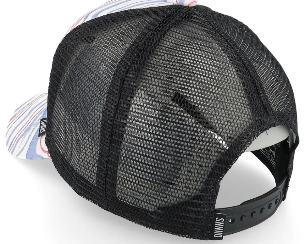 Hft Cap Arty Waves White/Black Trucker - Djinns