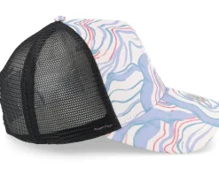 Hft Cap Arty Waves White/Black Trucker - Djinns