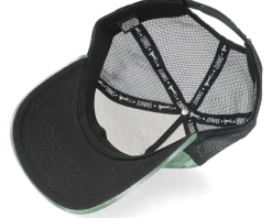 Hft Cap Jerseybatique Green/White Trucker - Djinns
