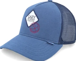 Hft Cap Lscc Jersey Mid Blue A-Frame Trucker - Djinns