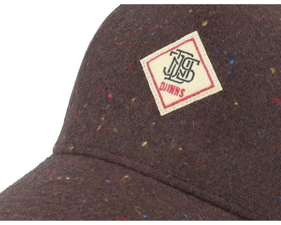 Hft Cap Mon Spots Dark Brown/Black A-Frame Trucker - Djinns