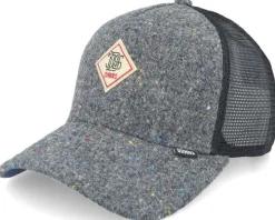 Hft Cap Mon Spots Dark Grey A-Frame Trucker - Djinns
