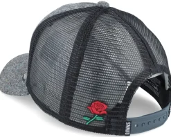 Hft Cap Mon Spots Dark Grey A-Frame Trucker - Djinns