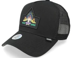 Hft Cap Peace & Harmony Black Trucker - Djinns