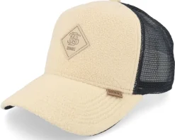 Hft Cap Pole Fleece Wool/Black A-Frame Trucker - Djinns