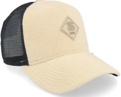 Hft Cap Pole Fleece Wool/Black A-Frame Trucker - Djinns