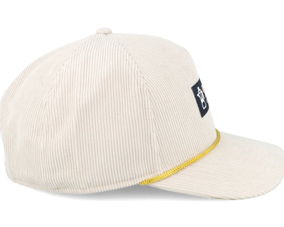 Hft Cap Sunday Coffee Corduroy Creme A-Frame Adjustable - Djinns