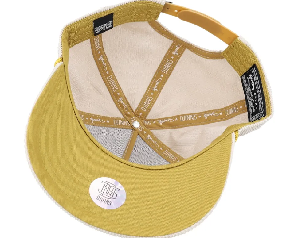 Hft Cap Sunday Coffee Corduroy Creme A-Frame Adjustable - Djinns