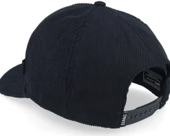 Hft Cap Sunday Coffee Corduroy Black A-Frame Adjustable - Djinns