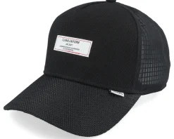 Hft Cap Tech Mix Black A-Frame Trucker - Djinns