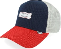 Hft Cap Tech Mix Multi Red Trucker - Djinns
