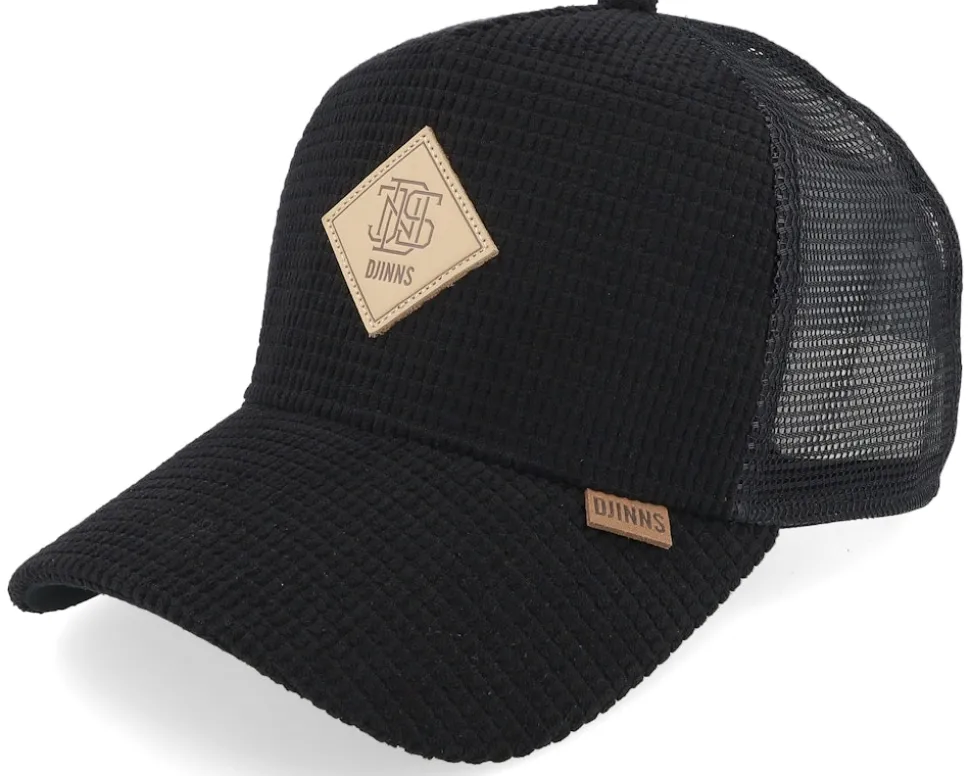 Hft Cap Waffle Corduroy Brown A-Frame Trucker - Djinns