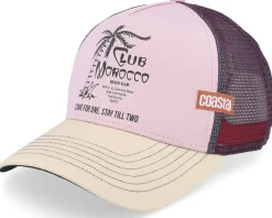 Hft Club Marocco Light Pink/Sand/Red A-Frame Trucker - Coastal